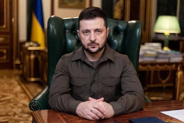 Ukrajinský prezident Volodymyr Zelenskyj.