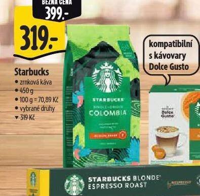 STARBUCKS ZRNKOVÁ KÁVA