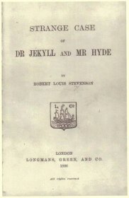 Strange Case of Dr Jekyll and Mr Hyde - Wikipedia