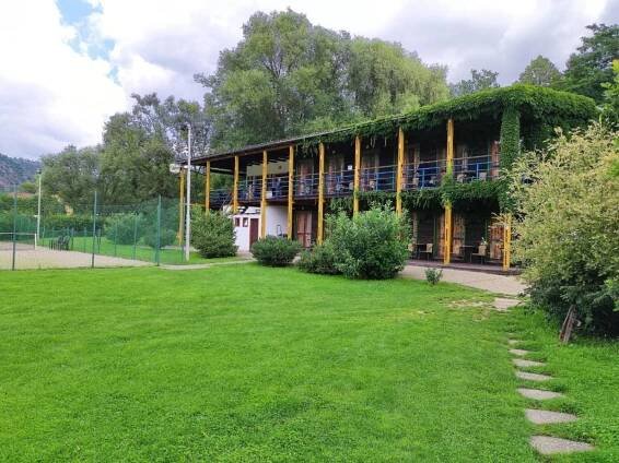Zahrada ubytování Lávka Park Skochovice