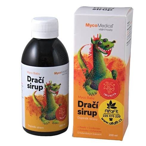 MycoMedica MycoBaby Dračí Sirup - směs medicinálních hub a bylin 200 ml