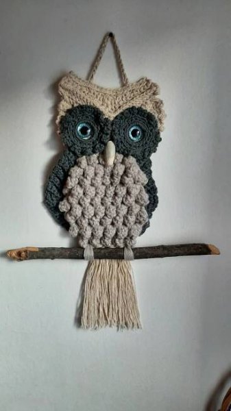 Búho a crochet