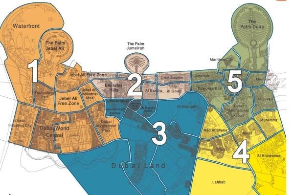 Dubaj🗺️ Mapa – Kde leží Dubaj na mapě světa? (.pdf)