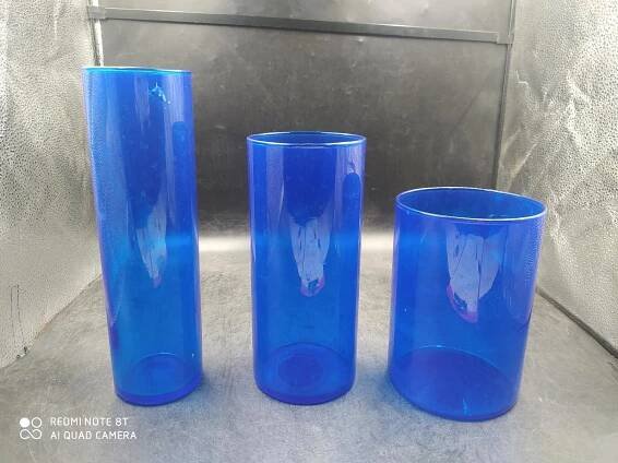 3 x skleněná váza Ikea, 17,5x12 - 28x8 cm (20563) - Zařízení pro dům a zahradu