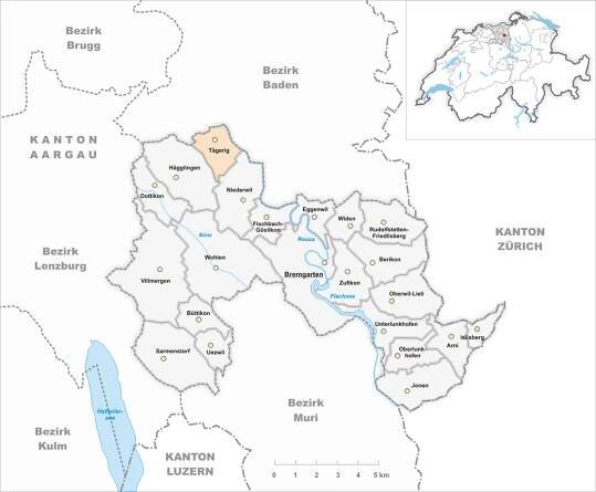 Karte von Tägerig
