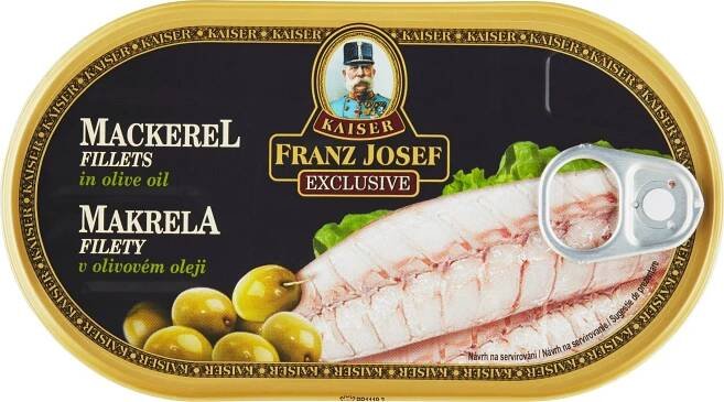 Franz Josef Kaiser Makrela filety v olivovém oleji 170 g od 62 Kč