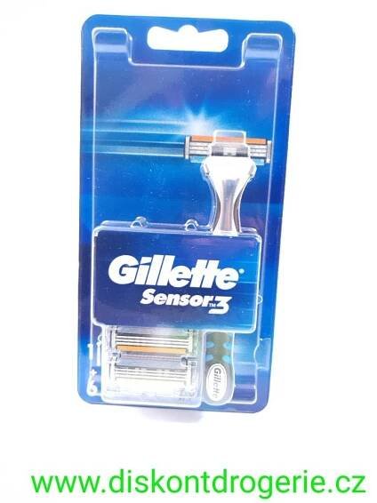 Gillette Sensor3 + 6 ks hlavic