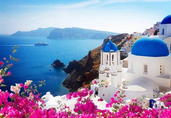 Santorini: Výlet na pobřeží k obchvatu lanovkou s transferem lodí