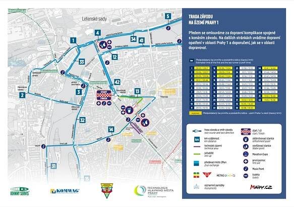 Dopravní informace - Prague International Marathon 2024