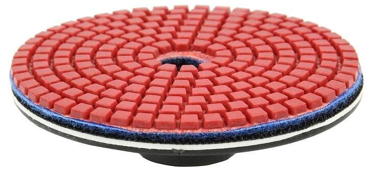 Set 7 diamantnih brusnih velcro diskov 100mm M14 za kotne brusilnike - HALOorodje.si Spletna Trgovina