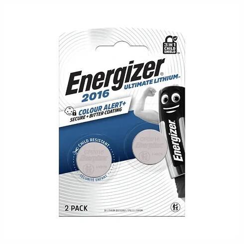 Energizer Ultimate Lithiové knoflíkové baterie CR2016 - 2 kusy