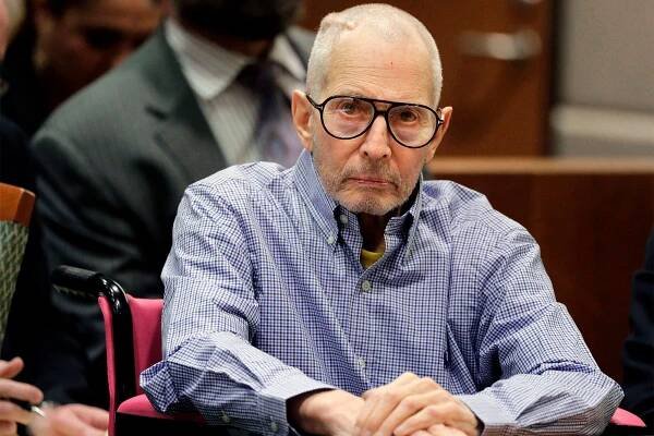 Robert Durst sits in a courtroom in Los Angeles on Dec. 21, 2016.