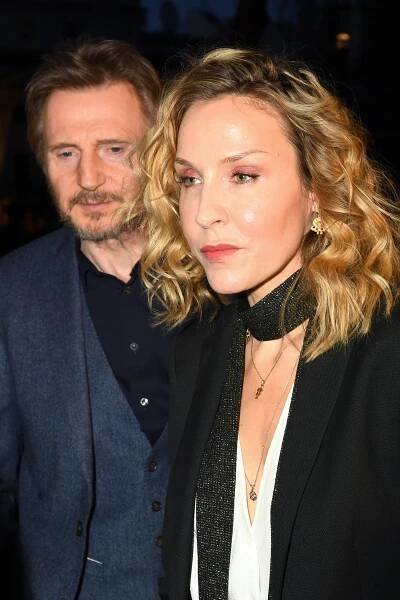 Liam Neeson and Freya St Johnston 