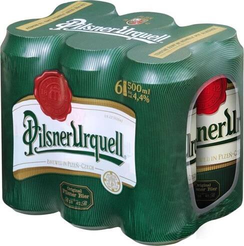 Pilsner Urquell 12° 6× 0,5 l od 219 Kč