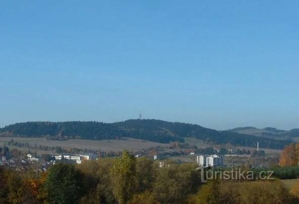 Harusův kopec: Od jihovýchodu