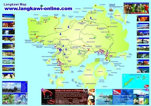 Ostrov Langkawi - zajímavá místa, ceny, mapa