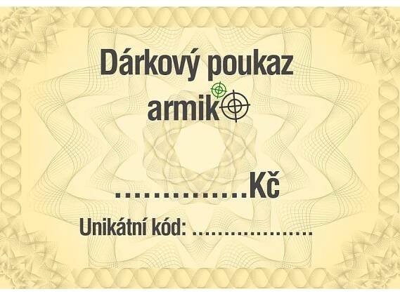Dárkový poukaz Armik.cz