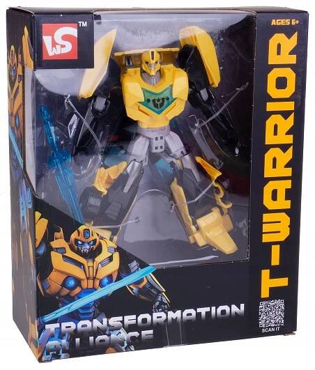 ROBOT AUTO BUMBLEBEE PLAST TRANSFORMACE 2V1 AUTOBOTT KING BEE Značka Hipo