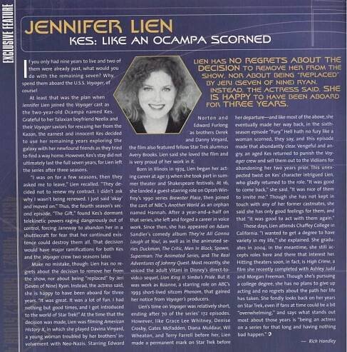 Jennifer Lien | Memory Alpha | Fandom