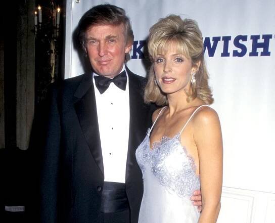 Donald Trump Sr. and Marla Maples
