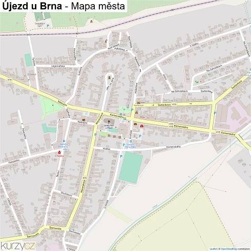 Újezd u Brna - mapy | Kurzy.cz