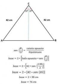 Vlastnosti rovnoramenného trojúhelníku, vzorec a plocha, výpočet / Matematika | Thpanorama - Udělej si dnes lepší!