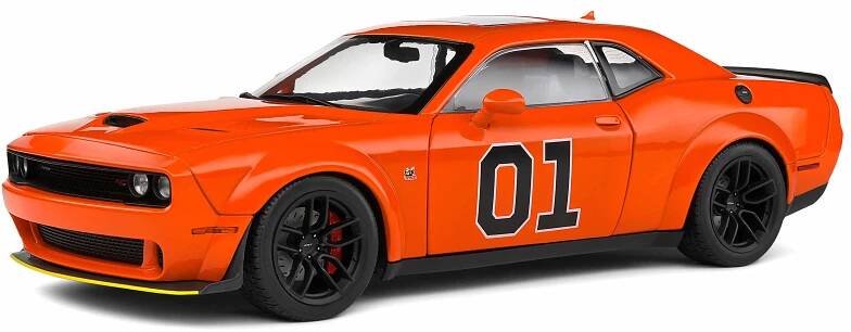 1:18 Dodge Challenger R/T Scat Pack Widebody 2023 orange - Solido