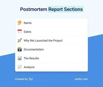 How to Write the Perfect Postmortem Report
