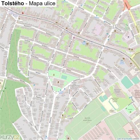 Tolstého - mapy | Kurzy.cz