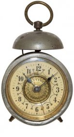 starožitný malý budík s jedním zvonkem - Kralovství hodin
