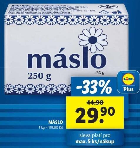 MÁSLO, 250 g