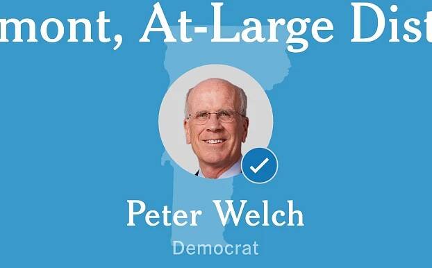 2020 Vermont At-Large Congressional District Results: Peter Welch vs. Miram Berry