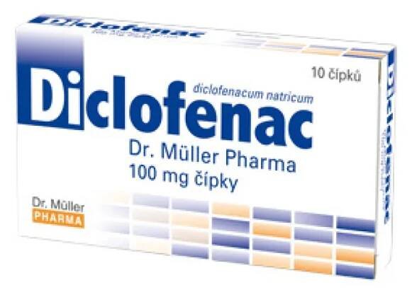 Diclofenac Dr.Müller Pharma 100mg sup.12