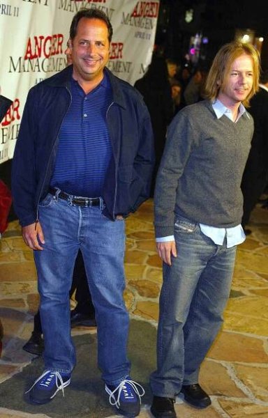  Jon Lovitz (L) and David Spade arrive at the premiere of "Anger Management"