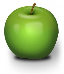 Vektorový obrázek, ilustrační klipart Jablko v rozlišení 1120x1280 pixelů zdarma ke stažení, Ovoce vektor do vašich dokumentů