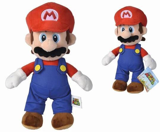DELUXE PAWS Simba Hračka Super Mario Bros Mario Luigi 20 cm