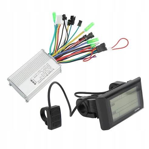 LCD KOLO OVLADAČ 24V/48V 250W/350W BEZKARTÁČOVÉHO MĚŘIČE VYS