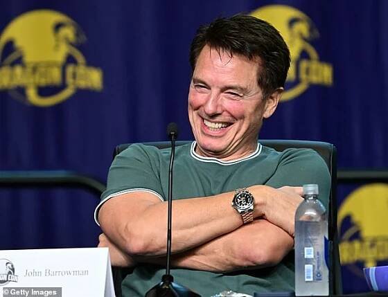 John Barrowman on an 'Arrowverse' panel at Dragon Con in Atlanta last week