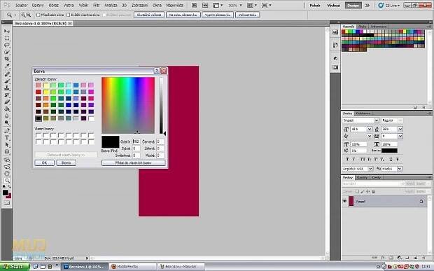 Grafický program Adobe Photoshop
