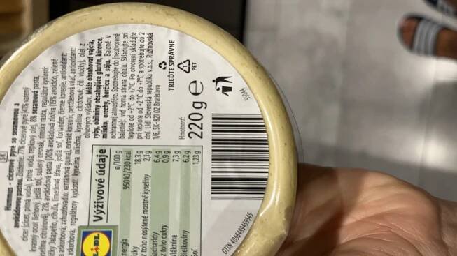 Podrobné informace o potravině Hummus Guacamole