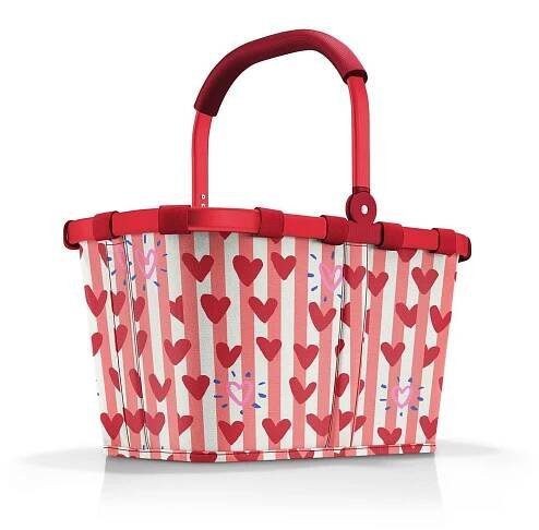 Nákupní košík Reisenthel Carrybag frame hearts & stripes
