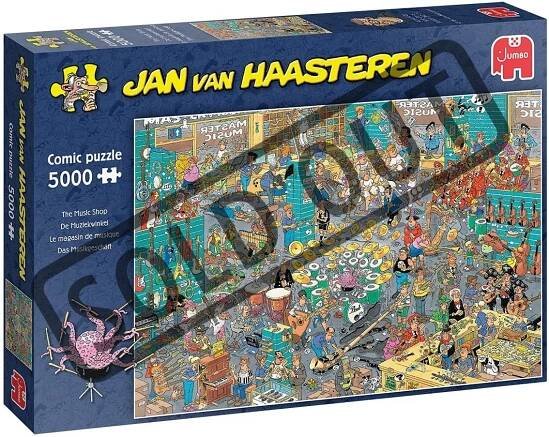 JUMBO Puzzle JvH Obchod s hudebninami 5000 dílků | Puzzle-puzzle.cz
