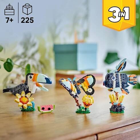 LEGO® Creator 3 v 1 31173 Divoká zvířata: Tropický tukan