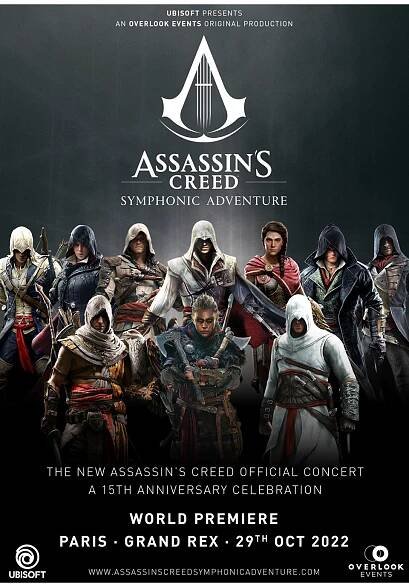 [UN] Assassin’s Creed Symphonic Adventure Live Concert Coming In 2022 - POSTER