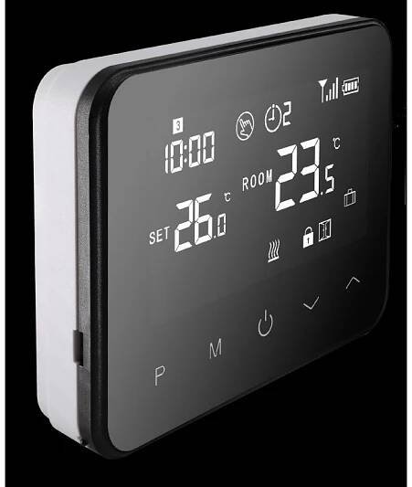 Bezdrátový Wifi Termostat WBW2black - wifi-termostaty.cz