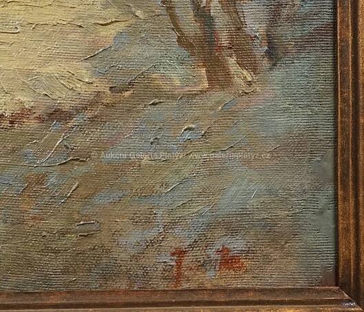 Josef Bárta / Chalupy pod sněhem - detail aukce « Aukce « Aukční Galerie Platýz