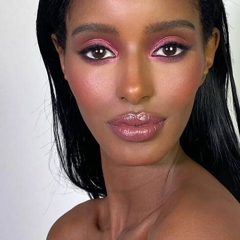 Berry Colours Makeup Trend: How To Wear Pretty Pinks - Makeup By Mario | Model Senait Gidey