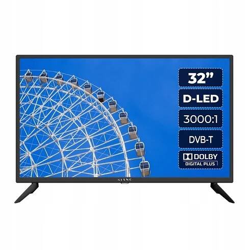 LED televize Kiano SlimTV 32" HD Ready černá