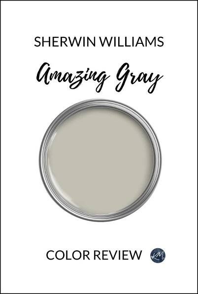 Sherwin Williams Amazing Gray, greige taupe paint color review by Kylie M, online paint color expert