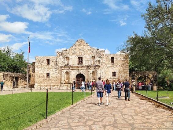 Historic Alamo Mission in San Antonio Texas